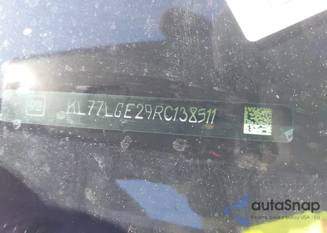 2024 Chevrolet Trax Fwd 1Rs z USA, uszkodzony, nr VIN KL77LGE29RC138511